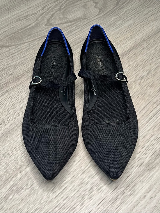 Rothy's Shoes - Rothy's The Point Mary Jane Flats Women's Sz 8 Black Career Casual